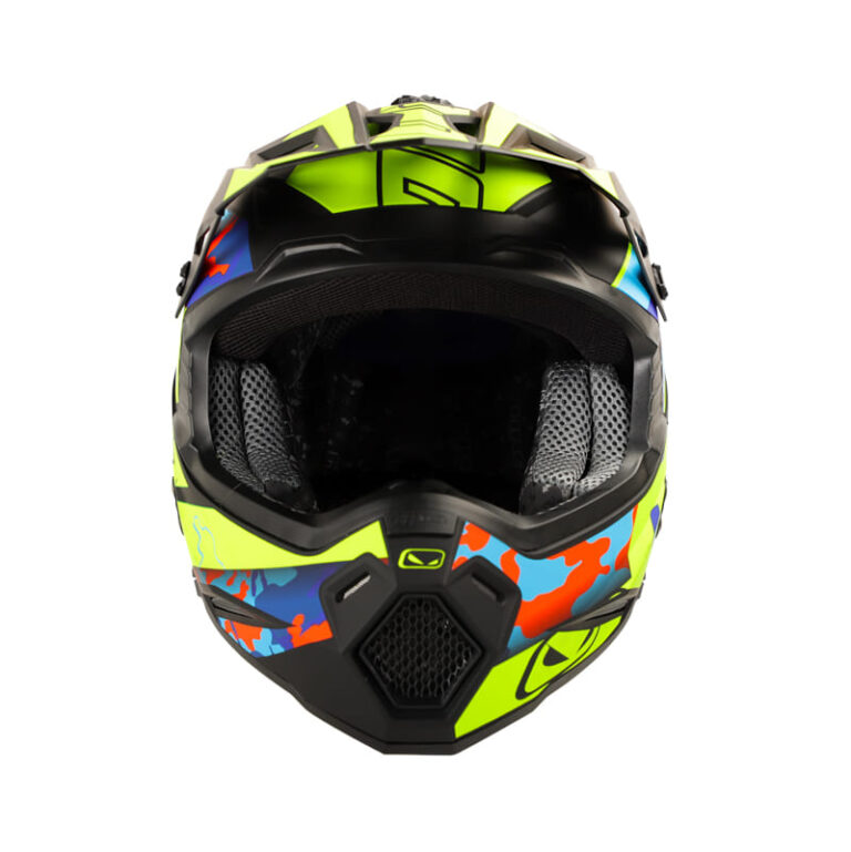 CASCO CROSS HRO MX03 DIRT NEGRO MATE AMARILLO Cascos PB