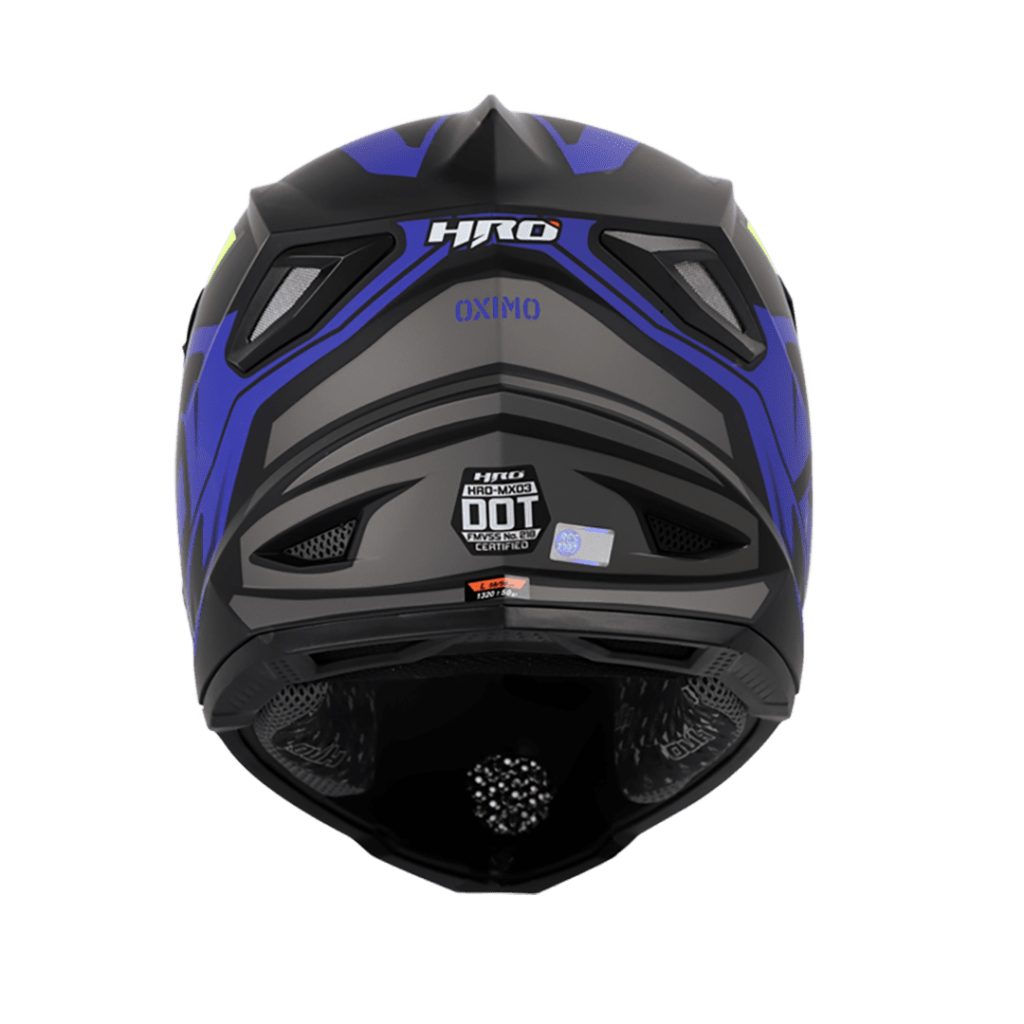 CASCO CROSS HRO HRO MX03 OXIMO NEGRO AZUL MATE Cascos PB