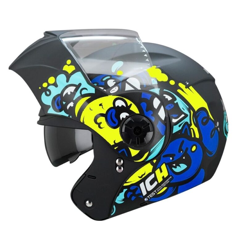 Casco Abatible Ich S Dream Negro Azul Mate Cascos Pb