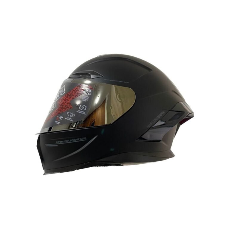 CASCO INTEGRAL PRO RIDER 716SP SOLID NEGRO MATE SPOILER NEGRO VISOR ...