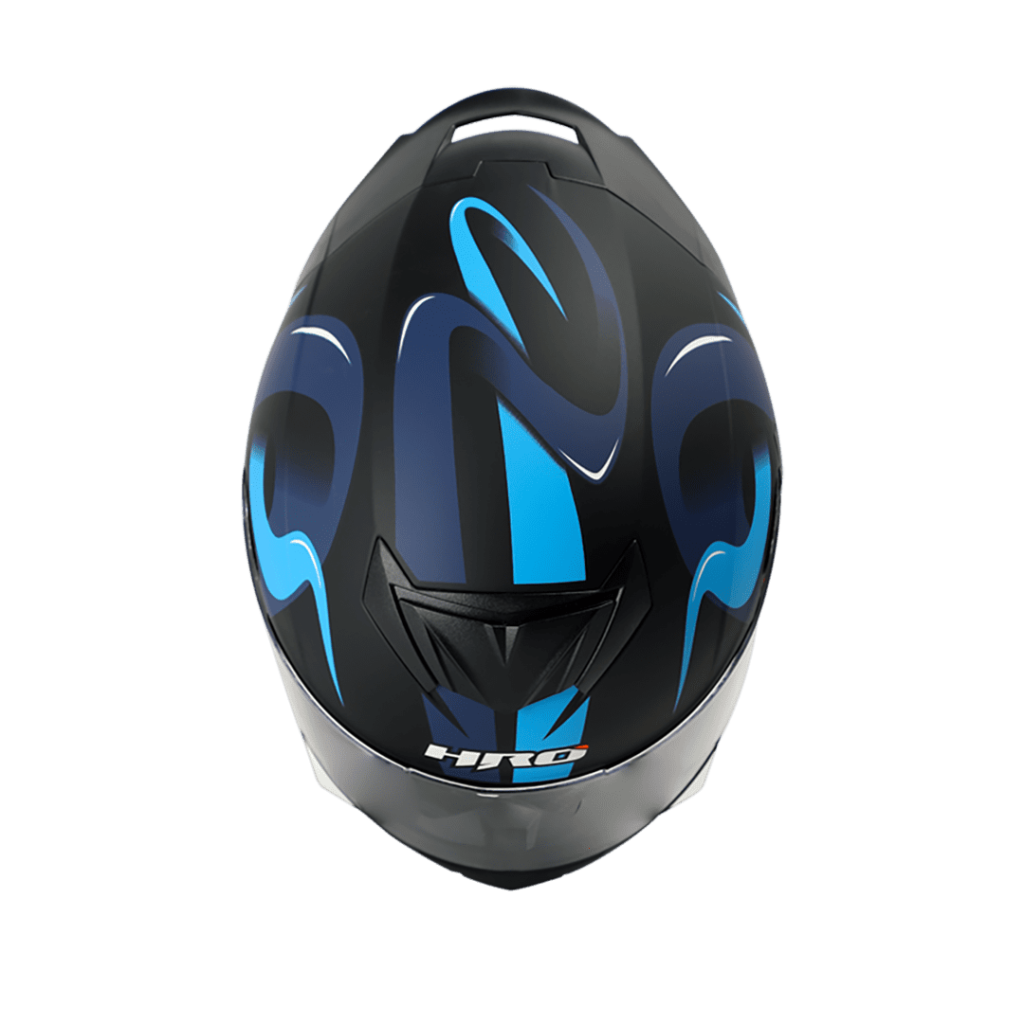 CASCO INTEGRAL HRO HRO-511 FLOWING NEGRO AZUL NAVY MATE VISOR ...