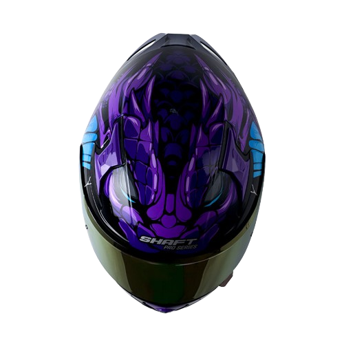 CASCO INTEGRAL SHAFTPRO 612 DVE FAFNIR MORADO - Imagen 3