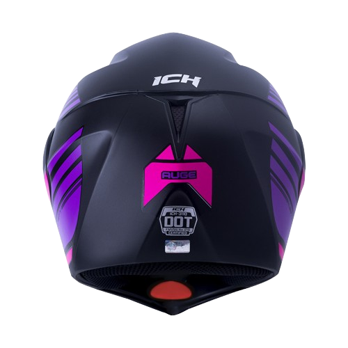 CASCO ABATIBLE ICH 3110 AUGE NEGRO MORADO MATE - Imagen 2