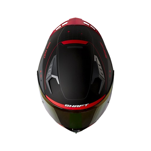 CASCO INTEGRAL SHAFT 526SP EVO SINNER NEGRO ROJO - Imagen 3