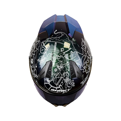 CASCO INTEGRAL SHAFT 560 EVO RICK AND MORTY CAMALEON - Imagen 5