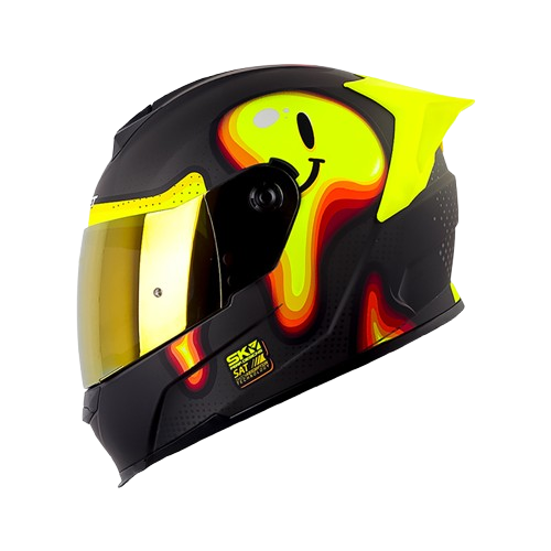 CASCO INTEGRAL SHAFT 502 SP INSIDE GRIS AMARILLO