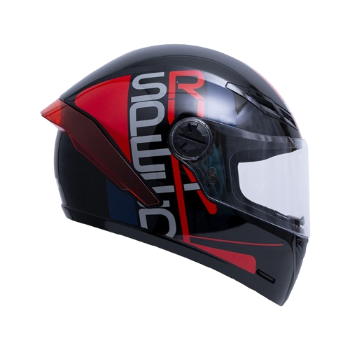 CASCO INTEGRAL ICH 501 SP DOPE NEGRO ROJO - Imagen 2
