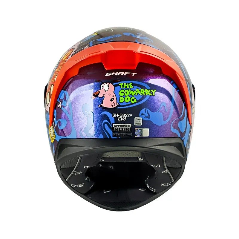 CASCO INTEGRAL SHAFT SH-582SP EVO THE COWARDLY DOG CAMALEON - Imagen 2